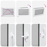 Finestra Seminterrato RISOR 90x60 cm Anta Ribalta DIN Sinistra 4108360