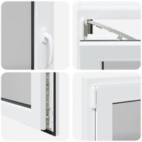 Finestra Seminterrato RISOR 90x60 cm Anta Ribalta DIN Sinistra 4108360