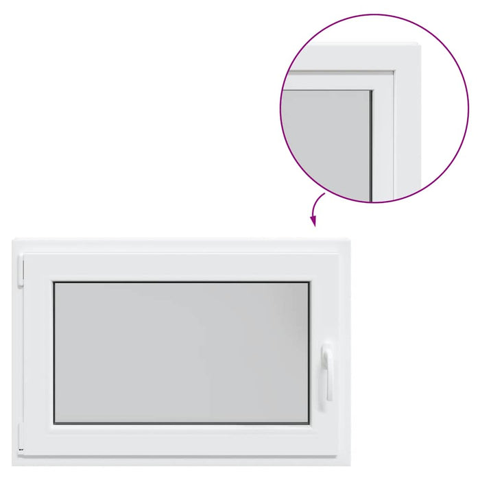 Finestra Seminterrato RISOR 90x70 cm Anta Ribalta DIN Sinistra 4108362