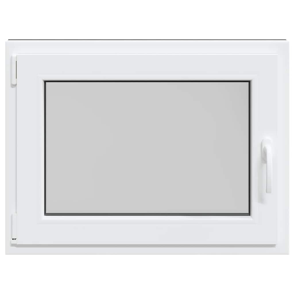 vidaXL Finestra da cantina "RISOR" 90x70 cm anta ribalta DIN sinistra bianca