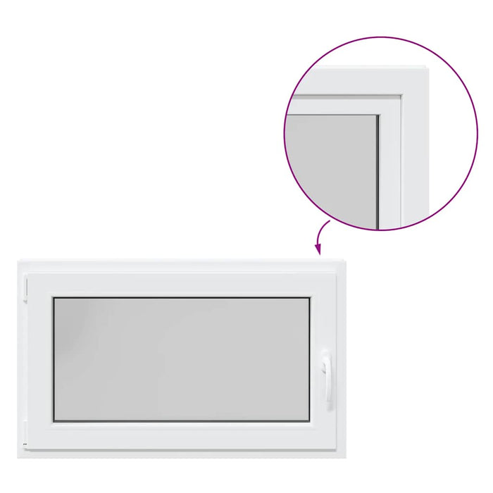 Finestra Seminterrato RISOR 100x50 cm Anta Ribalta DIN Sinistra 4108364
