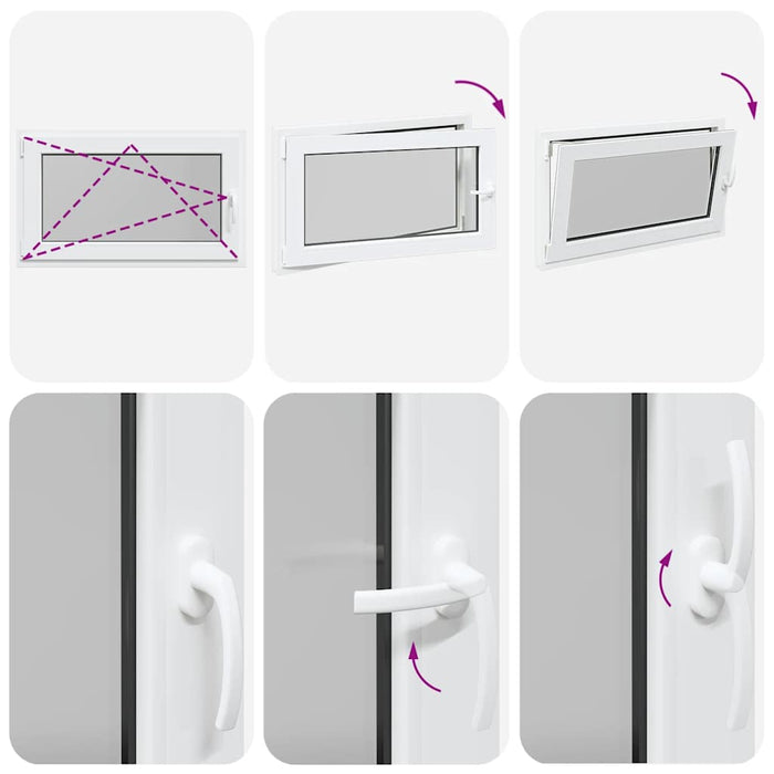 Finestra Seminterrato RISOR 100x50 cm Anta Ribalta DIN Sinistra 4108364