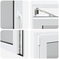 Finestra Seminterrato RISOR 100x50 cm Anta Ribalta DIN Sinistra 4108364