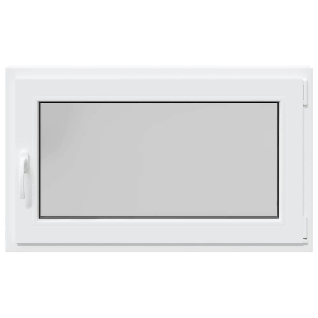 Finestra per cantina "RISOR" 100x60 cm Anta-ribalta DIN Destra Bianca 4108365