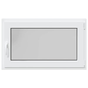 Finestra per cantina "RISOR" 100x60 cm Anta-ribalta DIN Destra Bianca 4108365