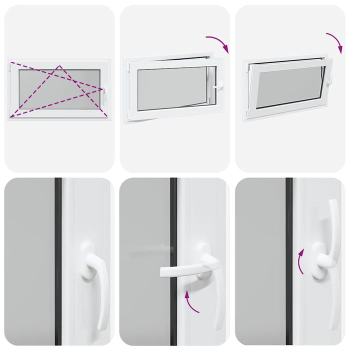 Finestra Seminterrato RISOR 100x60 cm Anta Ribalta DIN Sinistra 4108366