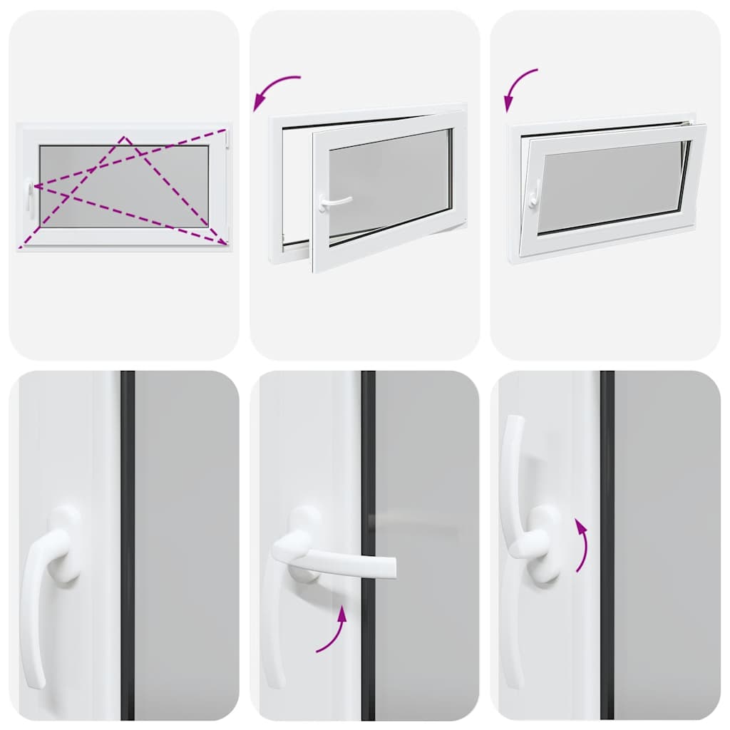 Finestra Seminterrato RISOR 100x70 cm Anta Ribalta DIN Destra 4108367