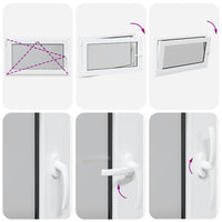 Finestra Seminterrato RISOR 100x70 cm Anta Ribalta DIN Sinistra 4108368