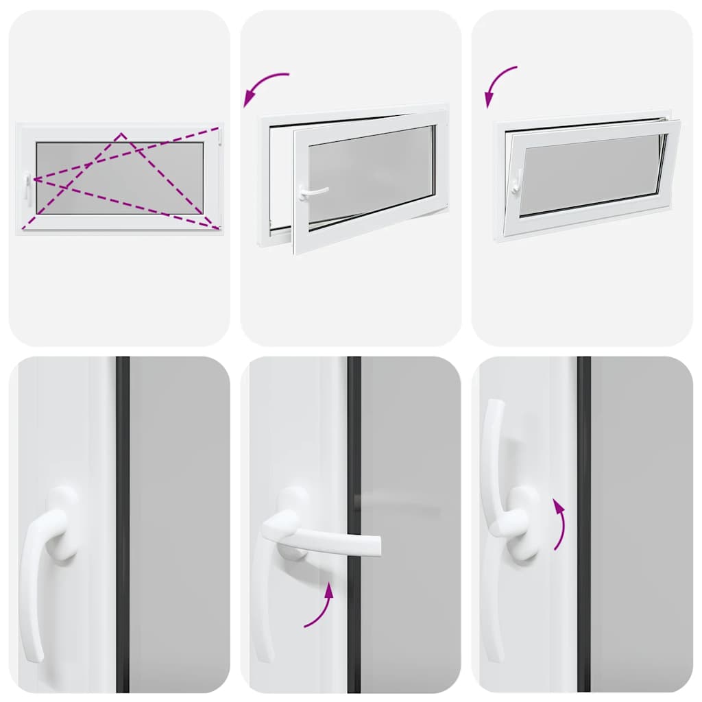 Finestra Seminterrato RISOR 110x50 cm Anta Ribalta DIN Destra 4108369