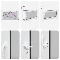 Finestra Seminterrato RISOR 110x50 cm Anta Ribalta DIN Destra 4108369