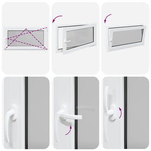 Finestra Seminterrato RISOR 110x50 cm Anta Ribalta DIN Destra 4108369