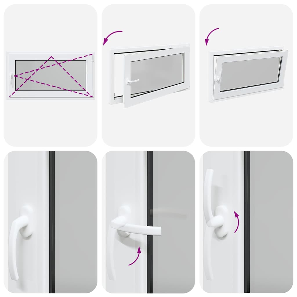 Finestra Seminterrato RISOR 110x60 cm Anta Ribalta DIN Destra 4108371