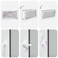 Finestra Seminterrato RISOR 110x60 cm Anta Ribalta DIN Destra 4108371