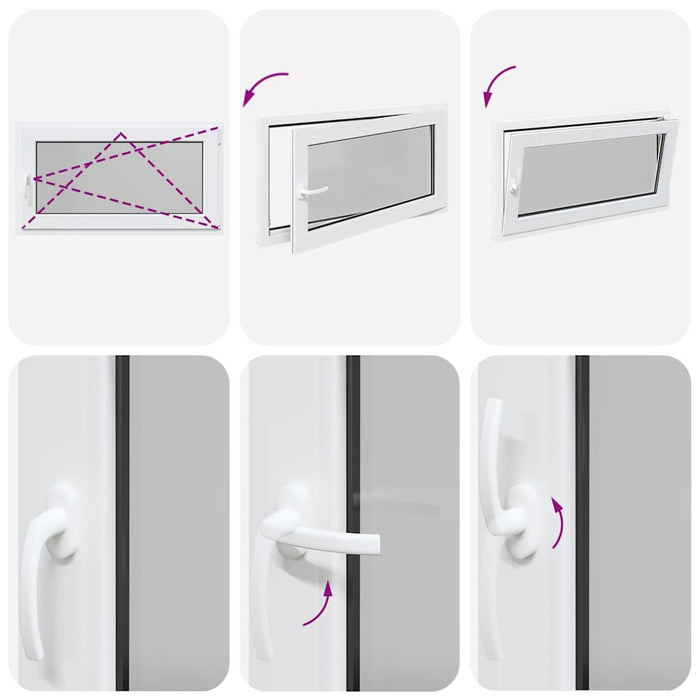 Finestra Seminterrato RISOR 110x60 cm Anta Ribalta DIN Destra 4108371