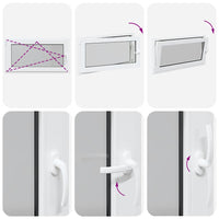 Finestra Seminterrato RISOR 110x60 cm Anta Ribalta DIN Sinistra 4108372