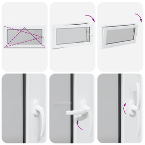 Finestra Seminterrato RISOR 110x60 cm Anta Ribalta DIN Sinistra 4108372