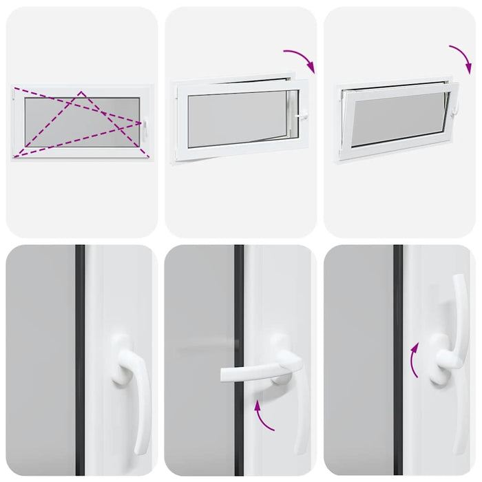 Finestra Seminterrato RISOR 110x60 cm Anta Ribalta DIN Sinistra 4108372