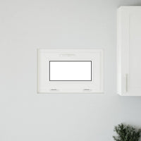 vidaXL Finestra Seminterrato RISOR 60x40 cm Tilt 3 Vetri Bianco