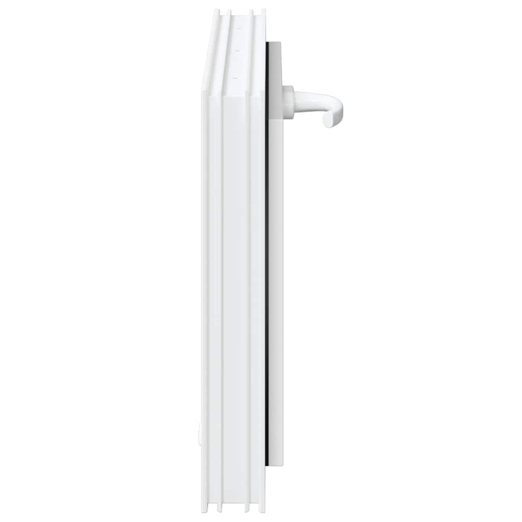 vidaXL Finestra Seminterrato RISOR 60x40 cm Tilt 3 Vetri Bianco