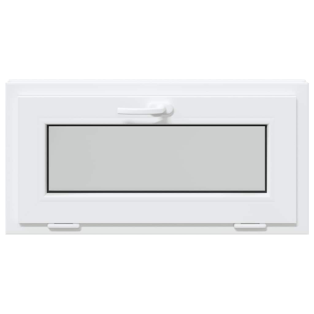 Finestra Seminterrato RISOR 80x40 cm Tilt 3 Vetri Bianco