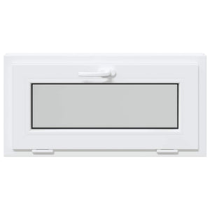 Finestra Seminterrato RISOR 80x40 cm Tilt 3 Vetri Bianco