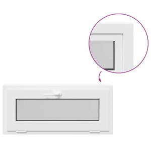 Finestra Seminterrato RISOR 90x40 cm Tilt 3 Vetri Bianco 4108379