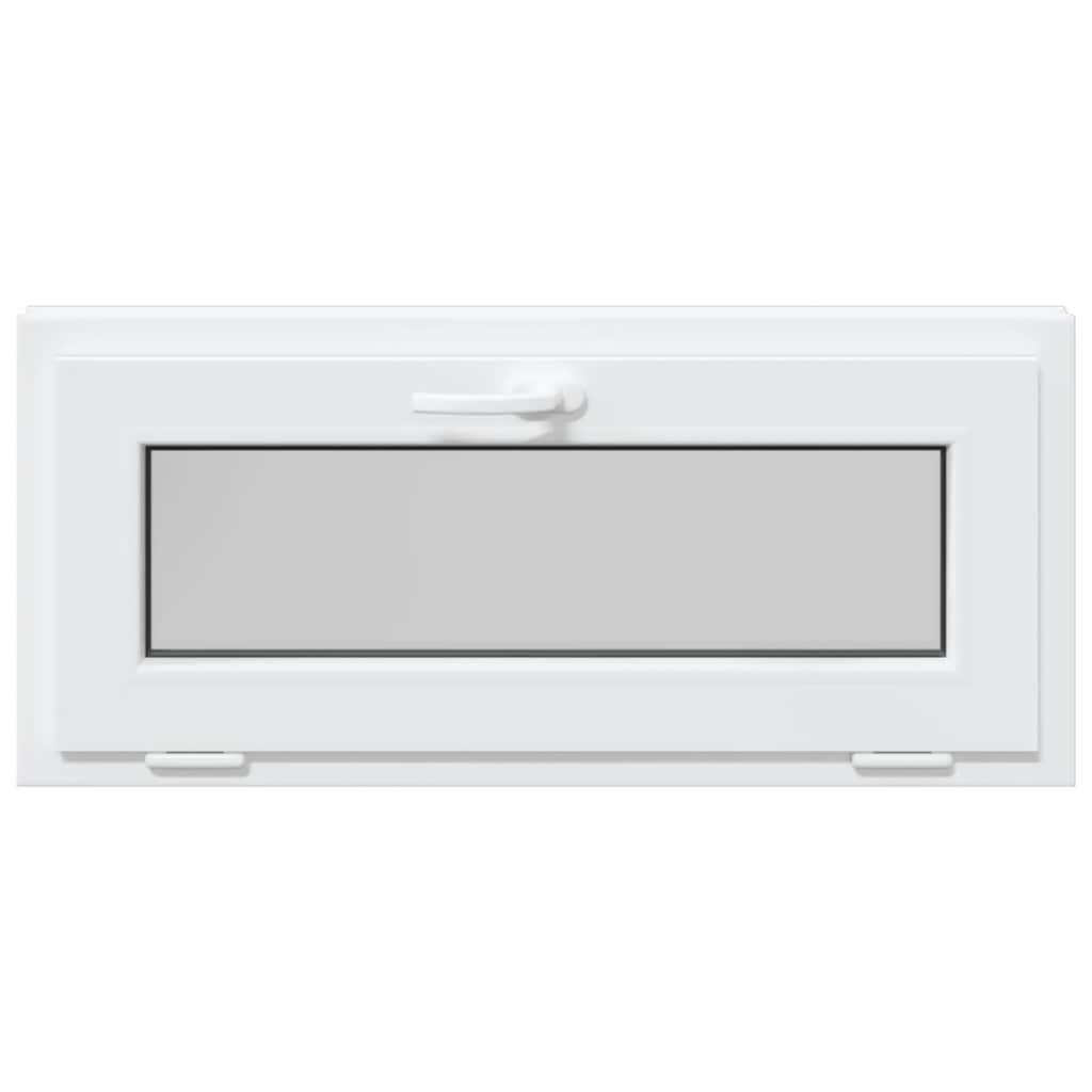 vidaXL Finestra Seminterrato RISOR 90x40 cm Tilt 3 Vetri Bianco