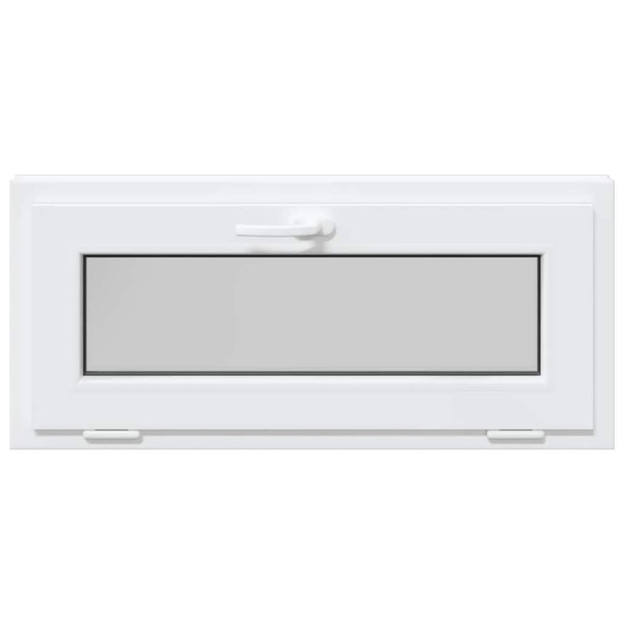 vidaXL Finestra Seminterrato RISOR 90x40 cm Tilt 3 Vetri Bianco