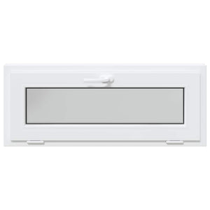 vidaXL Finestra Seminterrato RISOR 110x40 cm Tilt 3 Vetri Bianco