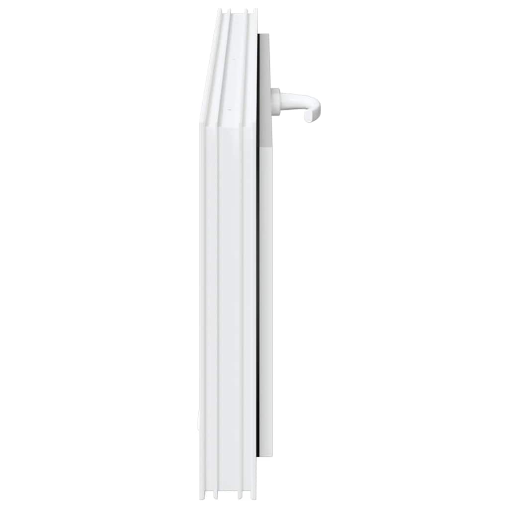 vidaXL Finestra Seminterrato RISOR 110x40 cm Tilt 3 Vetri Bianco