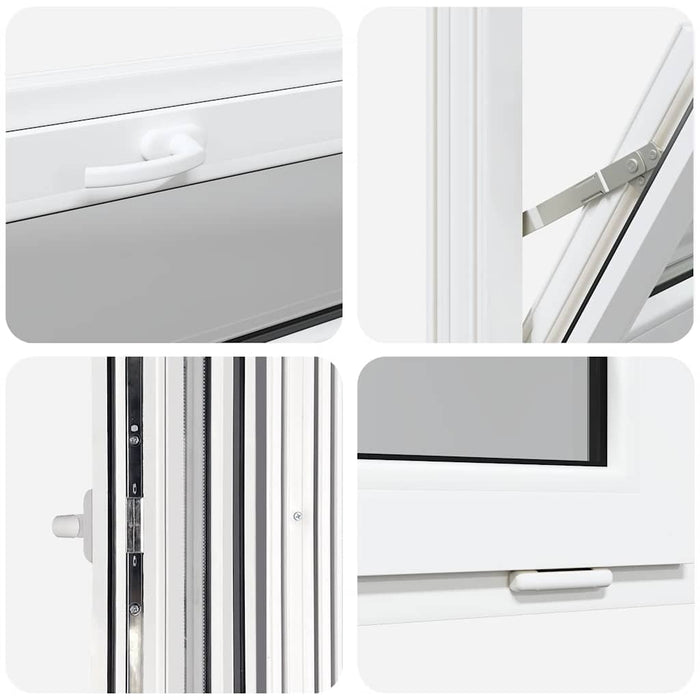 Finestra Seminterrato RISOR 110x40 cm Tilt 3 Vetri Bianco 4108381