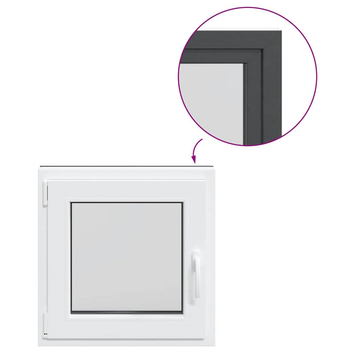 Finestra Seminterrato RISOR 50x50 cm Anta Ribalta DIN Sinistra 4108383