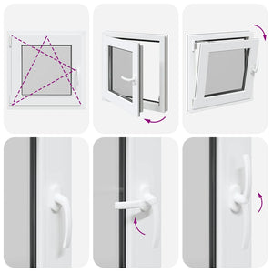Finestra Seminterrato RISOR 50x50 cm Anta Ribalta DIN Sinistra 4108383