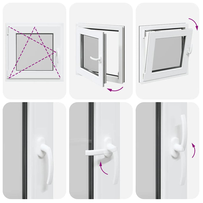 Finestra Seminterrato RISOR 50x50 cm Anta Ribalta DIN Sinistra 4108383