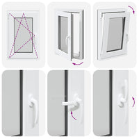 Finestra da cantina "RISOR" 50x75 cm anta-ribalta DIN sinistra antracite 4108385