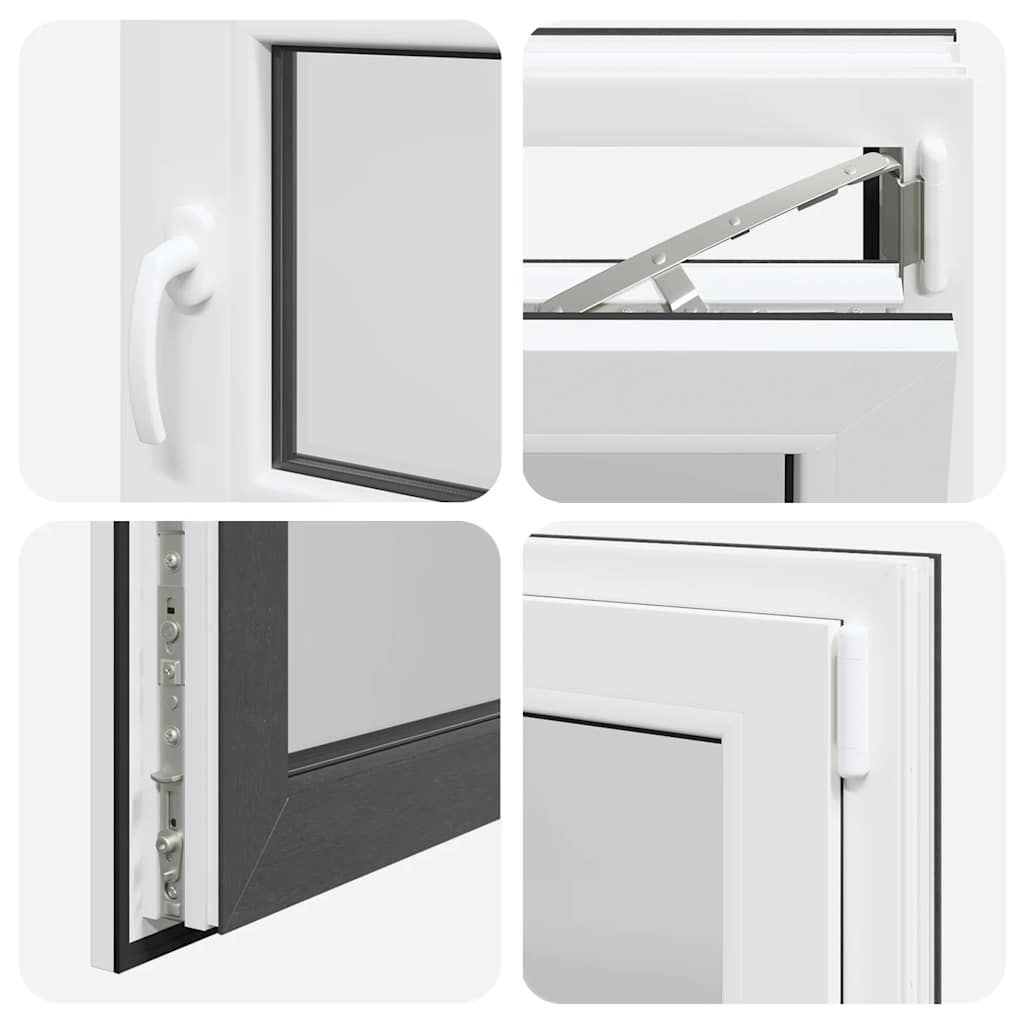 Finestra per Seminterrato RISOR 60x60cm Anta Ribalta DIN Destra 4108386