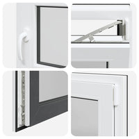 Finestra per Seminterrato RISOR 60x60cm Anta Ribalta DIN Destra 4108386