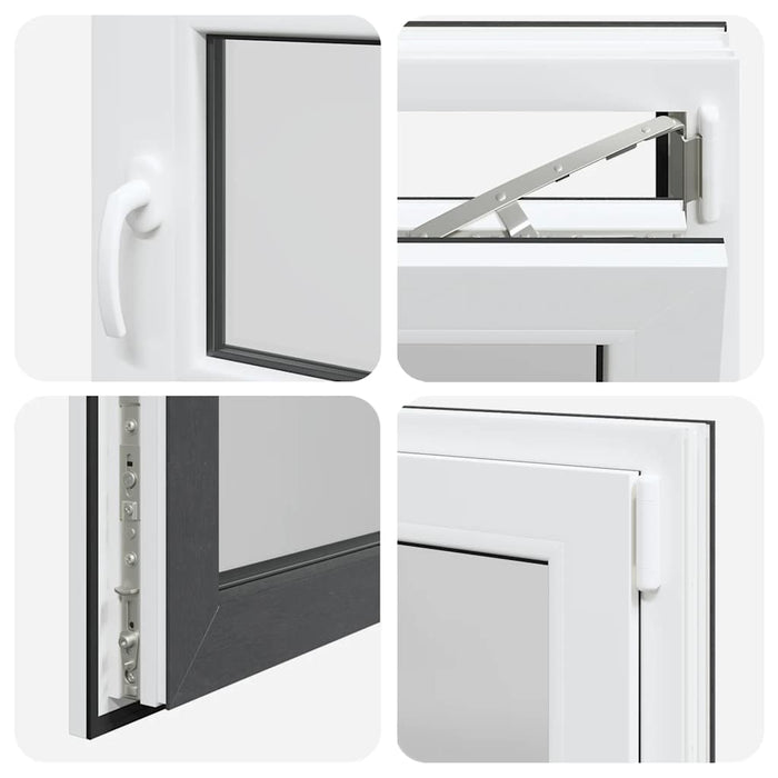 Finestra per Seminterrato RISOR 60x60cm Anta Ribalta DIN Destra 4108386