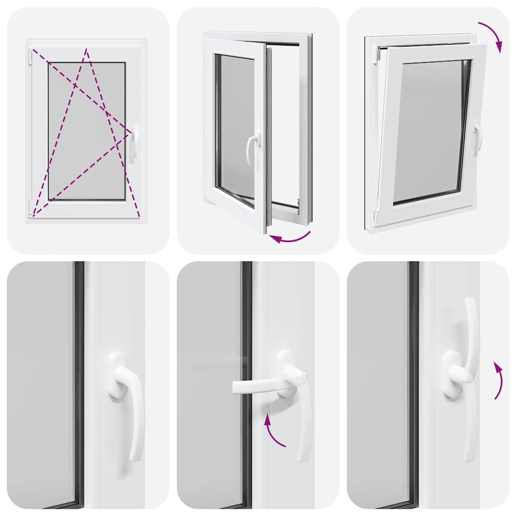 Finestra Seminterrato RISOR 60x100 cm Anta Ribalta DIN Sinistra 4108393