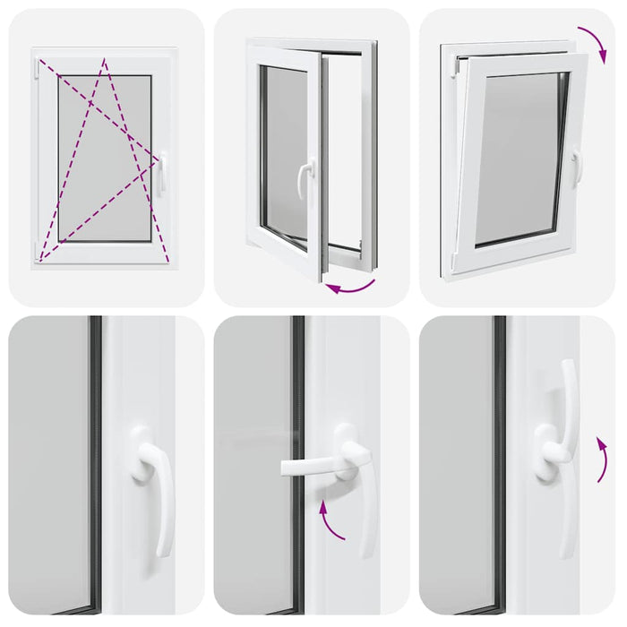 Finestra Seminterrato RISOR 60x100 cm Anta Ribalta DIN Sinistra 4108393