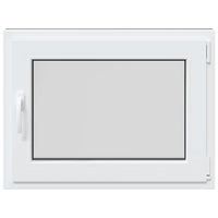 vidaXL Finestra da cantina "RISOR" 80x50 cm anta-ribalta DIN destra antracite