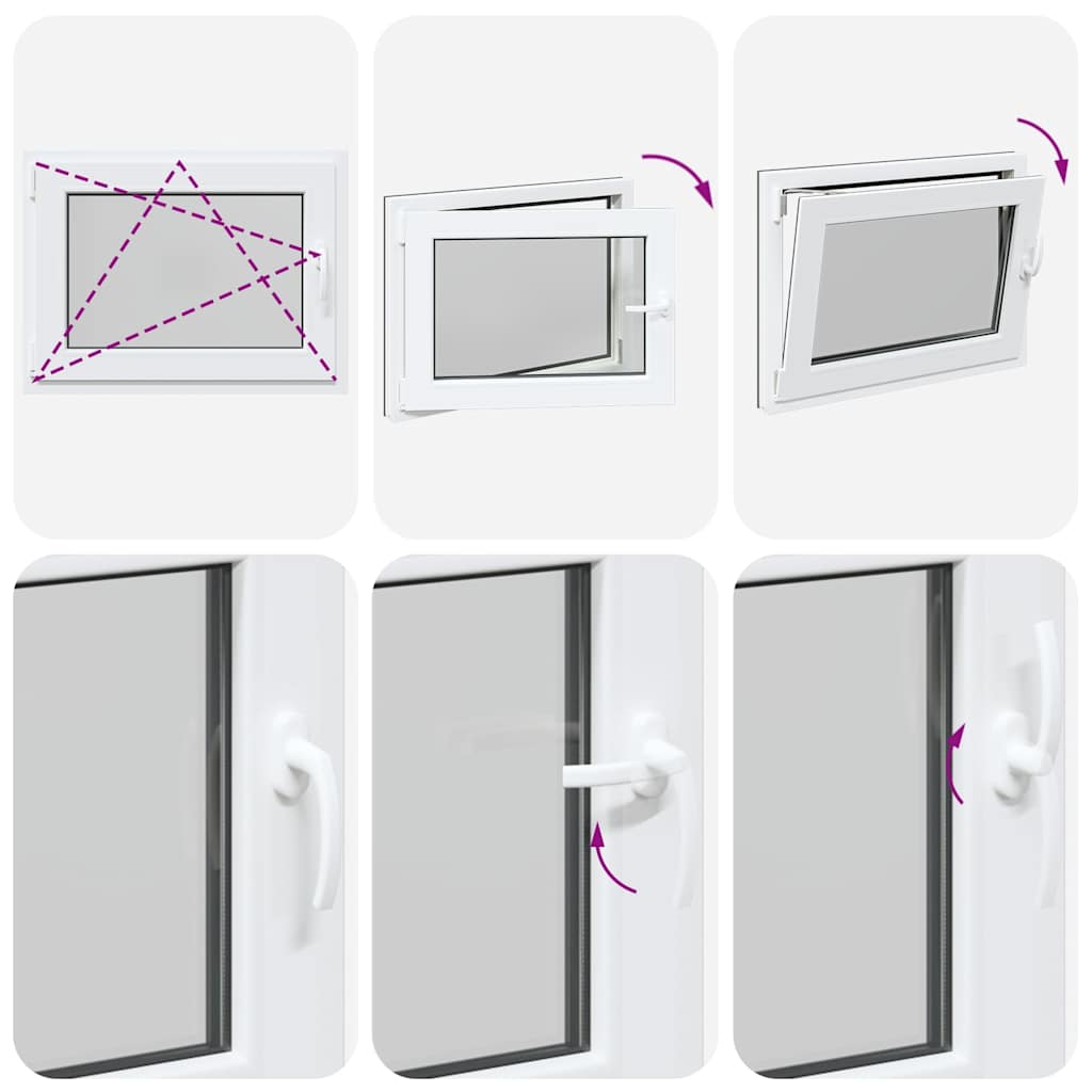 Finestra Seminterrato RISOR 80x50 cm Anta Ribalta DIN Sinistra 4108395