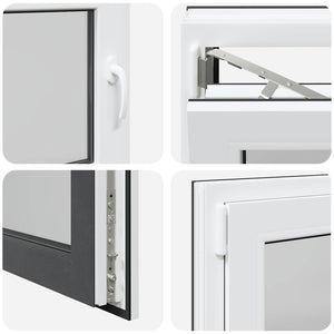 Finestra Seminterrato RISOR 80x50 cm Anta Ribalta DIN Sinistra 4108395