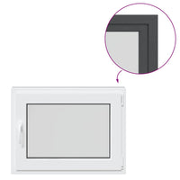 Finestra per Seminterrato RISOR 80x60cm Anta Ribalta DIN Destra 4108396