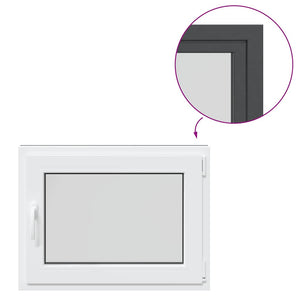 Finestra per Seminterrato RISOR 80x60cm Anta Ribalta DIN Destra 4108396