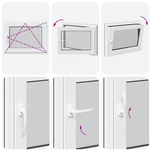 Finestra per Seminterrato RISOR 80x60cm Anta Ribalta DIN Destra 4108396