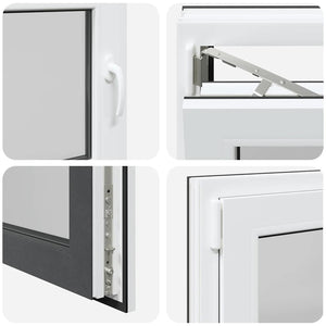 Finestra Seminterrato RISOR 80x60 cm Anta Ribalta DIN Sinistra 4108397