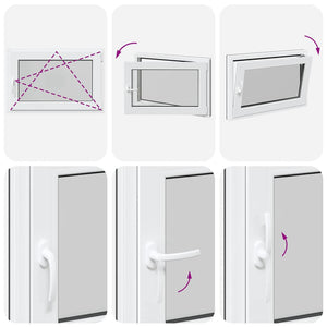 Finestra da cantina "RISOR" 90x50 cm anta-ribalta DIN destra antracite
