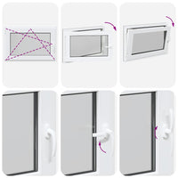 Finestra Seminterrato RISOR 90x50 cm Anta Ribalta DIN Sinistra 4108401