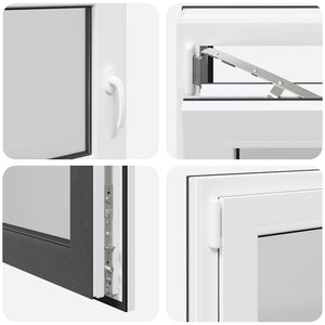 Finestra Seminterrato RISOR 90x50 cm Anta Ribalta DIN Sinistra 4108401